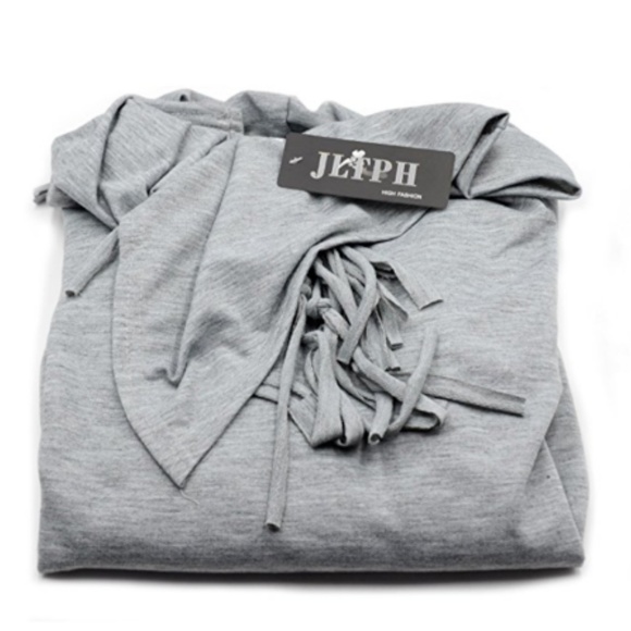 Womens Shawl Type Cowl Long Sleeve Shirt Nice NWOT - Picture 3 of 4